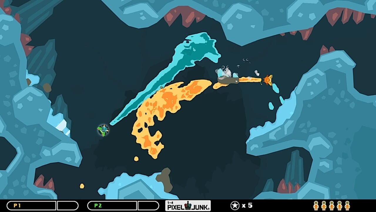 PixelJunk Shooter screenshot