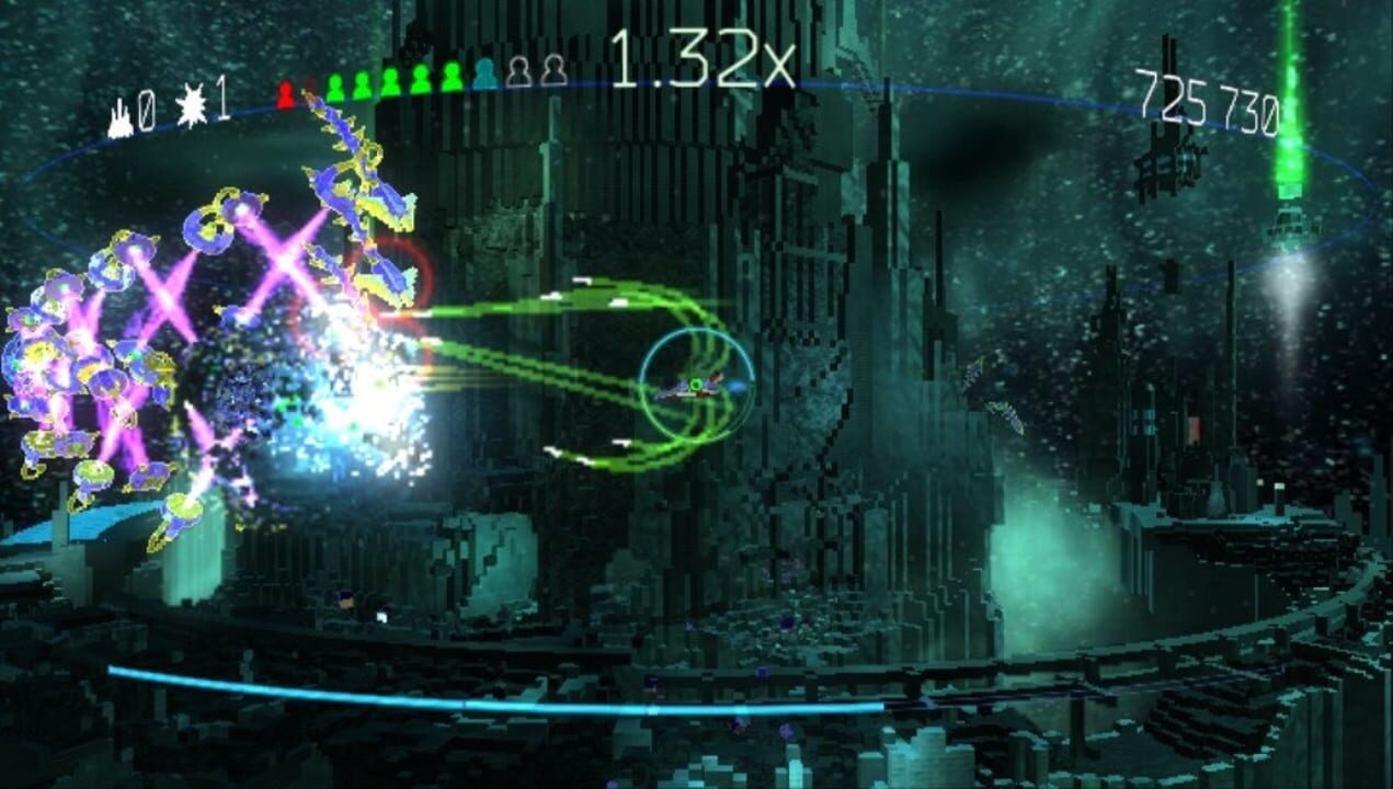 Resogun screenshot