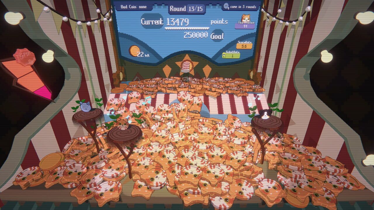 Raccoin: Coin Pusher Roguelike screenshot